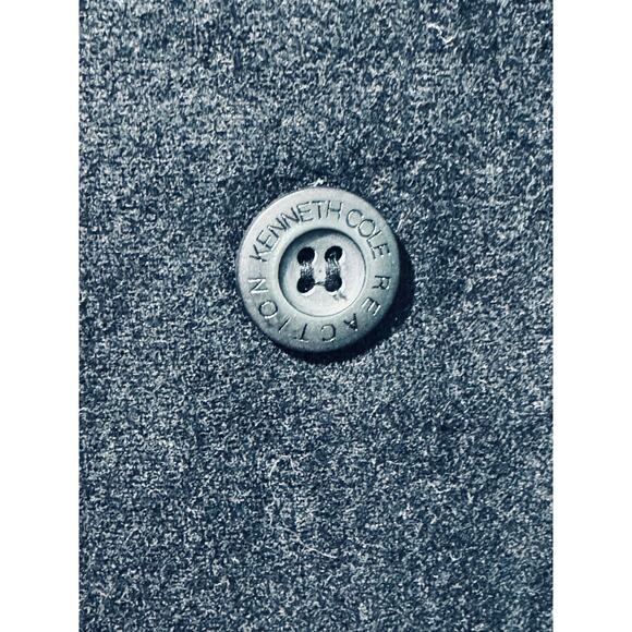 Kenneth Cole Reaction Wool Blend Black Double Breasted & Pockets Coat Boys Sz 4 - Picture 12 of 12